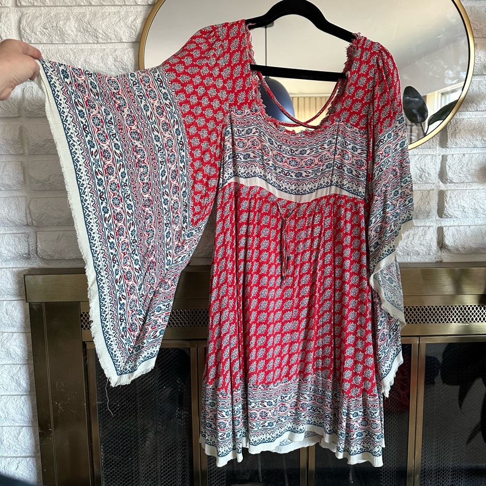 Free People Bell-Sleeve Dress